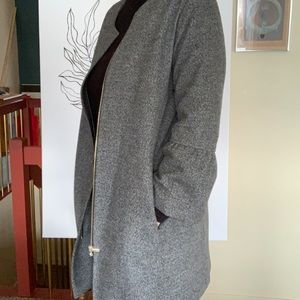 Grey classic blazer.